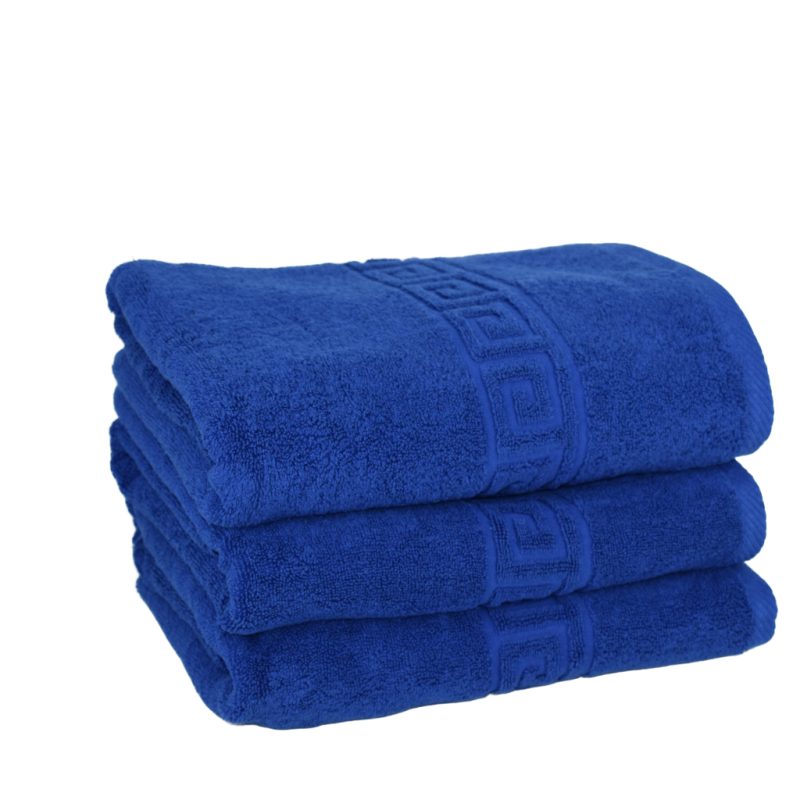 Set 3 prosoape baie lux Royal Blue 70x130 cm – PremiumSleep.ro Set 3 prosoape de baie lux 70x130 cm, 100% bumbac pieptănat, ultra-absorbante, Royal Blue – PremiumSleep.ro