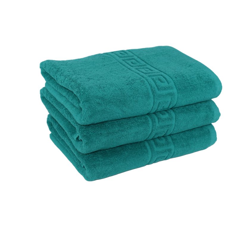 Set 3 prosoape baie lux Green DK 70x130 cm – www.premiumsleep.ro Set 3 prosoape de baie lux 70x130 cm, 100% bumbac pieptănat, ultra-absorbante, Green DK – www.premiumsleep.ro