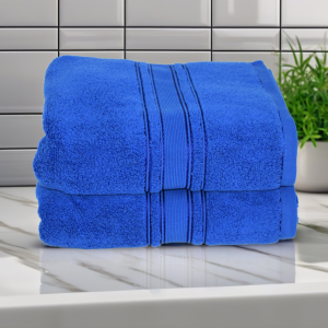 Set 2 prosoape ultra pufoase 70x130 cm, 100% bumbac pieptănat Zero Twist, ultra-absorbante – PremiumSleep.ro