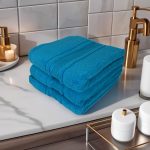 Set 3 prosoape ultra pufoase 50x90 cm, 100% bumbac pieptănat Zero Twist, ultra-absorbante – PremiumSleep.ro
