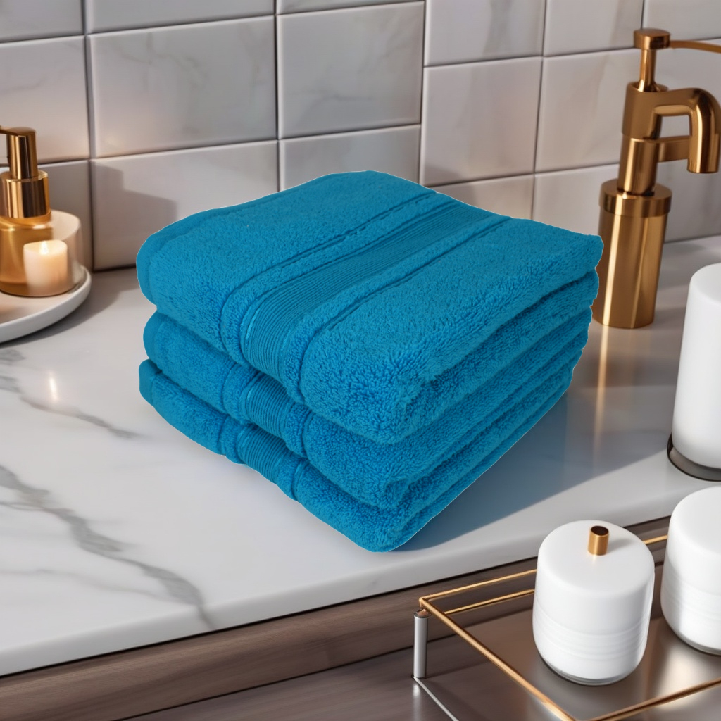 Set 3 prosoape ultra pufoase Zero Twist 50x90 cm – PremiumSleep.ro Set 3 prosoape ultra pufoase 50x90 cm, 100% bumbac pieptănat Zero Twist, ultra-absorbante – PremiumSleep.ro