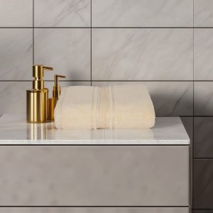 Prosop ultra pufos 50x90 cm, 100% bumbac pieptănat Zero Twist, ultra-absorbant – PremiumSleep.ro