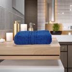 Prosop Ultra Pufos 50x90 cm 100% Bumbac Zero Twist 600 g/mp Royal Blue - imagine 2