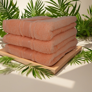 Set 3 prosoape ultra pufoase 50x90 cm, 100% bumbac pieptănat Zero Twist, ultra-absorbante – PremiumSleep.ro