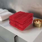 Set 3 prosoape ultra pufoase 50x90 cm, 100% bumbac pieptănat Zero Twist, ultra-absorbante – PremiumSleep.ro