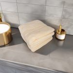 Set 3 prosoape ultra pufoase 50x90 cm, 100% bumbac pieptănat Zero Twist, ultra-absorbante – PremiumSleep.ro