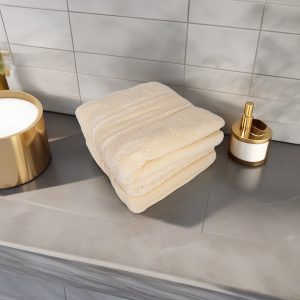 Set 3 prosoape ultra pufoase 50x90 cm, 100% bumbac pieptănat Zero Twist, ultra-absorbante – PremiumSleep.ro