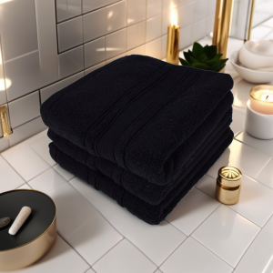 Set 3 prosoape ultra pufoase 50x90 cm, 100% bumbac pieptănat Zero Twist, ultra-absorbante – PremiumSleep.ro