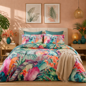 Lenjerie de Pat Jupiter Digital TAC Bumbac Satinat Deluxe 100% Mercelizat