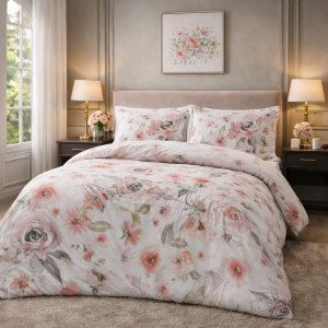 Lenjerie de Pat Clara TAC Bumbac Satinat DELUXE Antisifonare 220 TC