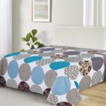 Cearceaf Pat 1 Persoana Plat Premium 180x260cm - Bumbac Pacific Deluxe Pucioasa