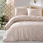 Lenjerie de pat Ecosse Majesty bej (Bumbac Ranforce)