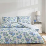 Lenjerie de Pat Premium Antisifonare 200x220 cm Arden Mavia TAC