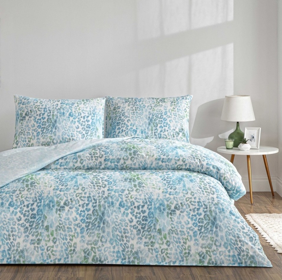 lenjerie-de-pat-arwen-mavi-tac-bumbac-ranforce-antisifonare-moderna Lenjerie de Pat Arwen Mavi TAC - Design Modern Antisifonare Premium,Bumbac 100% - imagine 1