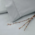 Lenjerie De Pat Basic Queen gri - Premium Bumbac Ranforce 1 Persoană TAC - imagine 2