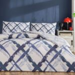 Lenjerie de Pat Briza Mavi TAC - Antisifonare Premium Bumbac 100% Ranforce
