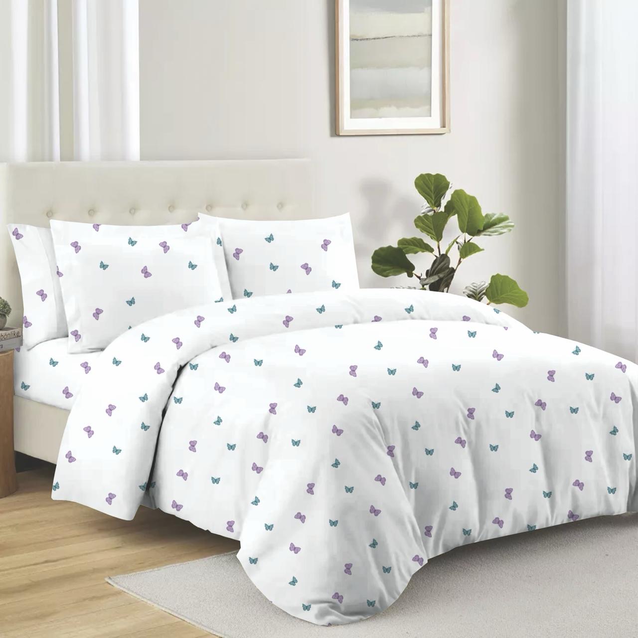 lenjerie-de-pat-della-deluxe-pucioasa-bumbac-100 Lenjerie de Pat Della DELUXE Bumbac 100% Design Modern - imagine 1