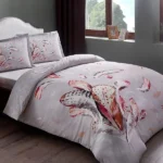 Lenjerie de Pat Ratna TAC Bumbac Satinat DELUXE 100% Natural Antisifonare Design Modern