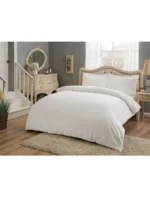 Lenjerie XXL De Pat Bumbac 100% Satinat Elegant TAC Mako-Satin Alb