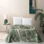 Patura Vivien Haki TAC 200 x 220 cm Bumbac Acril Primavara-Toamna