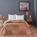 Patura Ziggy Taba TAC 200 x 220 cm Bumbac Acril Durabilă Primăvară-Toamnă