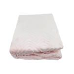Pătură Embosată Premium Cocolino 533 Roz Pudra 200x220cm - Moale și Elegant
