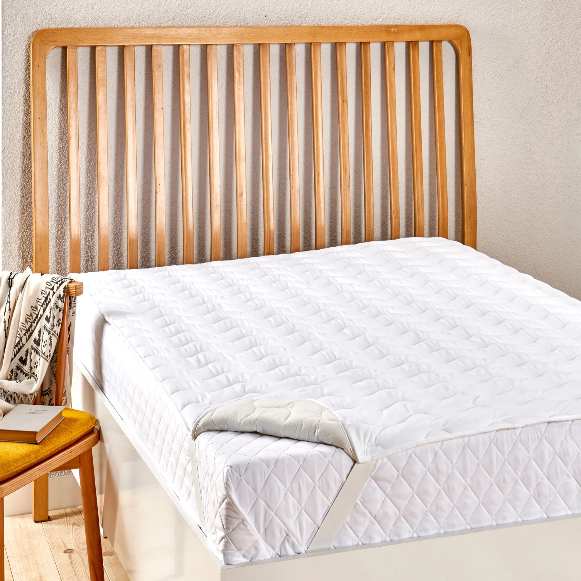 protectie-saltea-capitonata-bumbac-Dreamer-TAC-160-jpeg Protecție Matlasată Saltea Dreamer TAC 160×200 cm Bumbac Natural - imagine 1