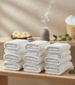 Prosoape Premium pentru Hotel & Acasă – Set 12 buc, 50×90 cm, Alb