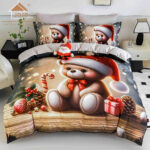 set-lenjerie-craciun-5d-pat-dublu