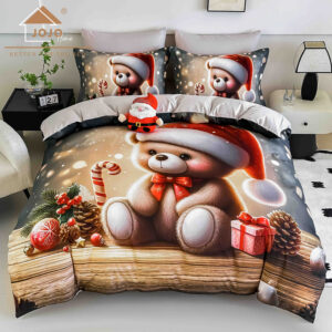 set-lenjerie-craciun-5d-pat-dublu