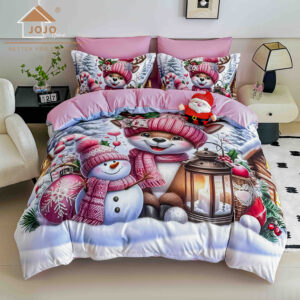 set-lenjerie-craciun-5d-pat-dublu