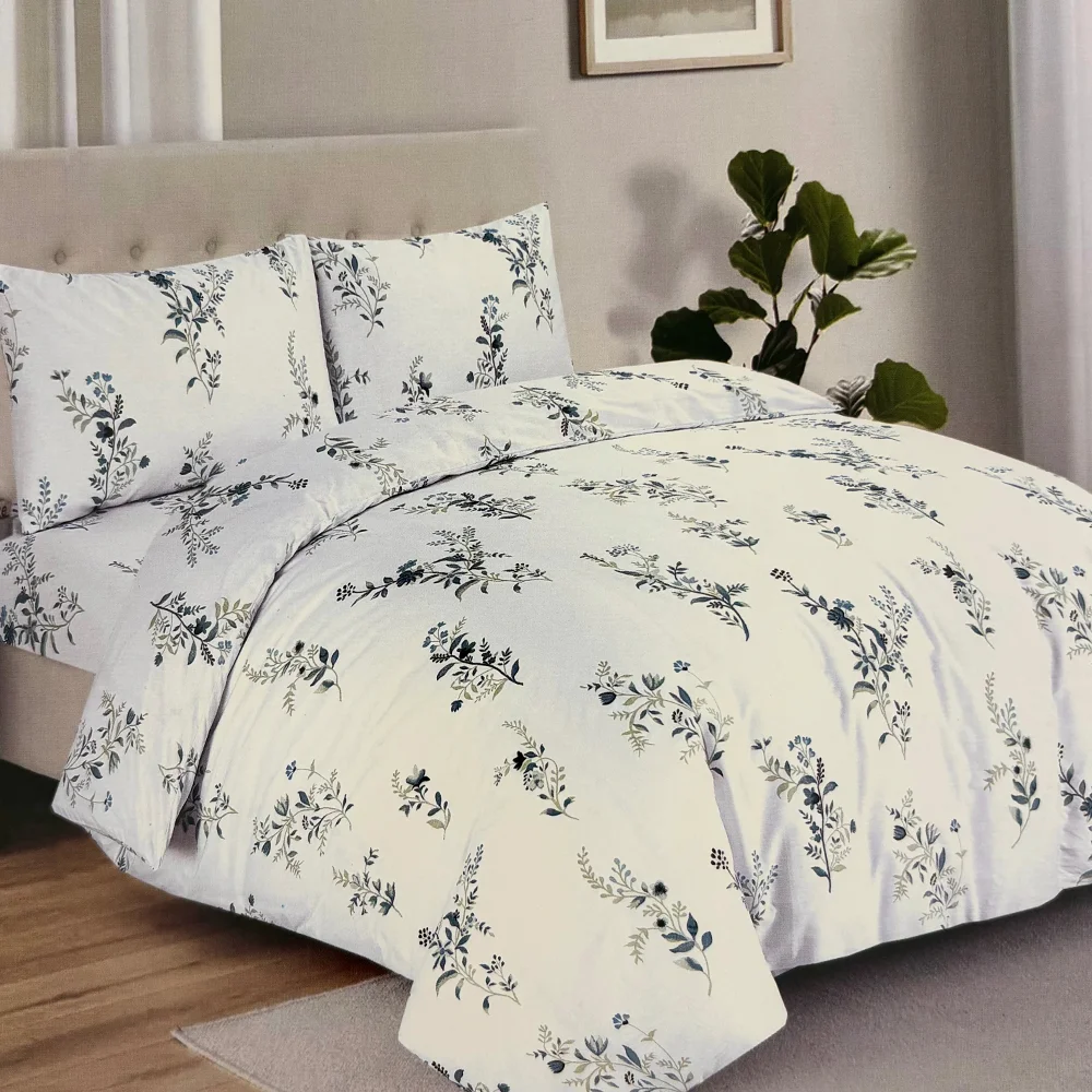 lenjerie-de-pat-donna-blue-deluxe-pucioasa-bumbac-100-design-modern lenjerie-de-pat-donna-blue-deluxe-pucioasa-bumbac