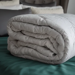 Pilota Lana Merino Premium | 1000 g/mp | 180×220 cm | 4 anotimpuri | alb