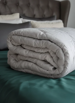 Pilota Lana Merino Premium | 1000 g/mp | 180×220 cm | 4 anotimpuri | alb