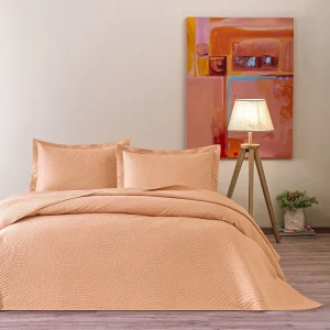 Cuvertura Pat Catifelata TAC Deluxe Harlo 250x260 cm 2 Persoane