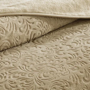 Pătură pentru Pat Doressa TAC DELUXE 220x240 cm,Cappuccino– Ambalaj cadou