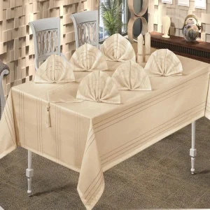 fata-de-masa-colber-jaquard-damasc-deluxe-bej-150x260-cm-26-piese
