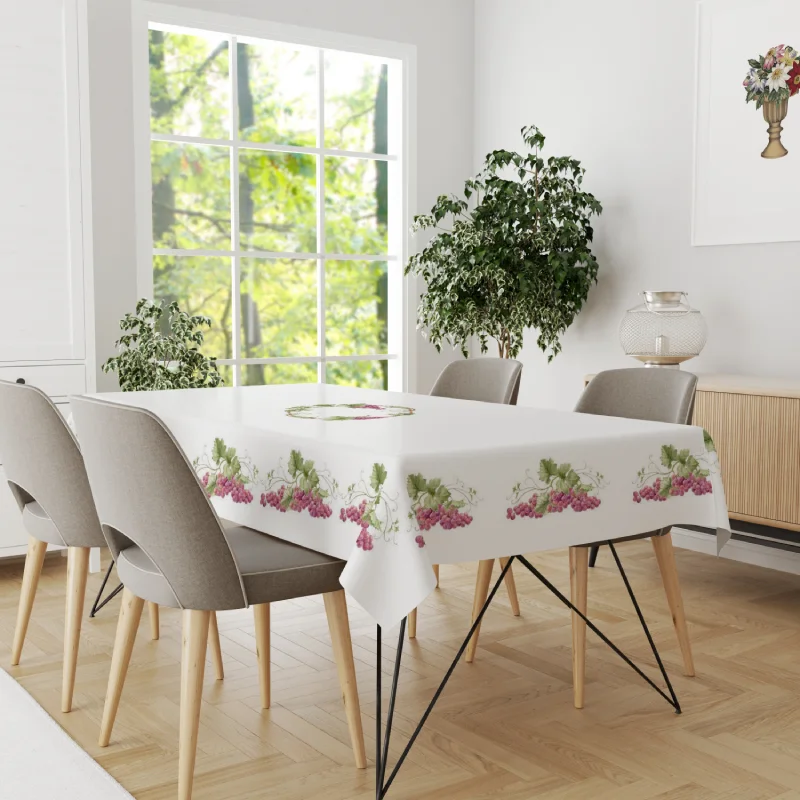 Față de Masă Digital Jacquard cu Struguri 150x220 cm – Model Elegant,Rezistentă și Ușor de Întreținut Față de Masă Digital Jacquard cu Struguri 150x220 cm – Model Elegant,Rezistentă și Ușor de Întreținut