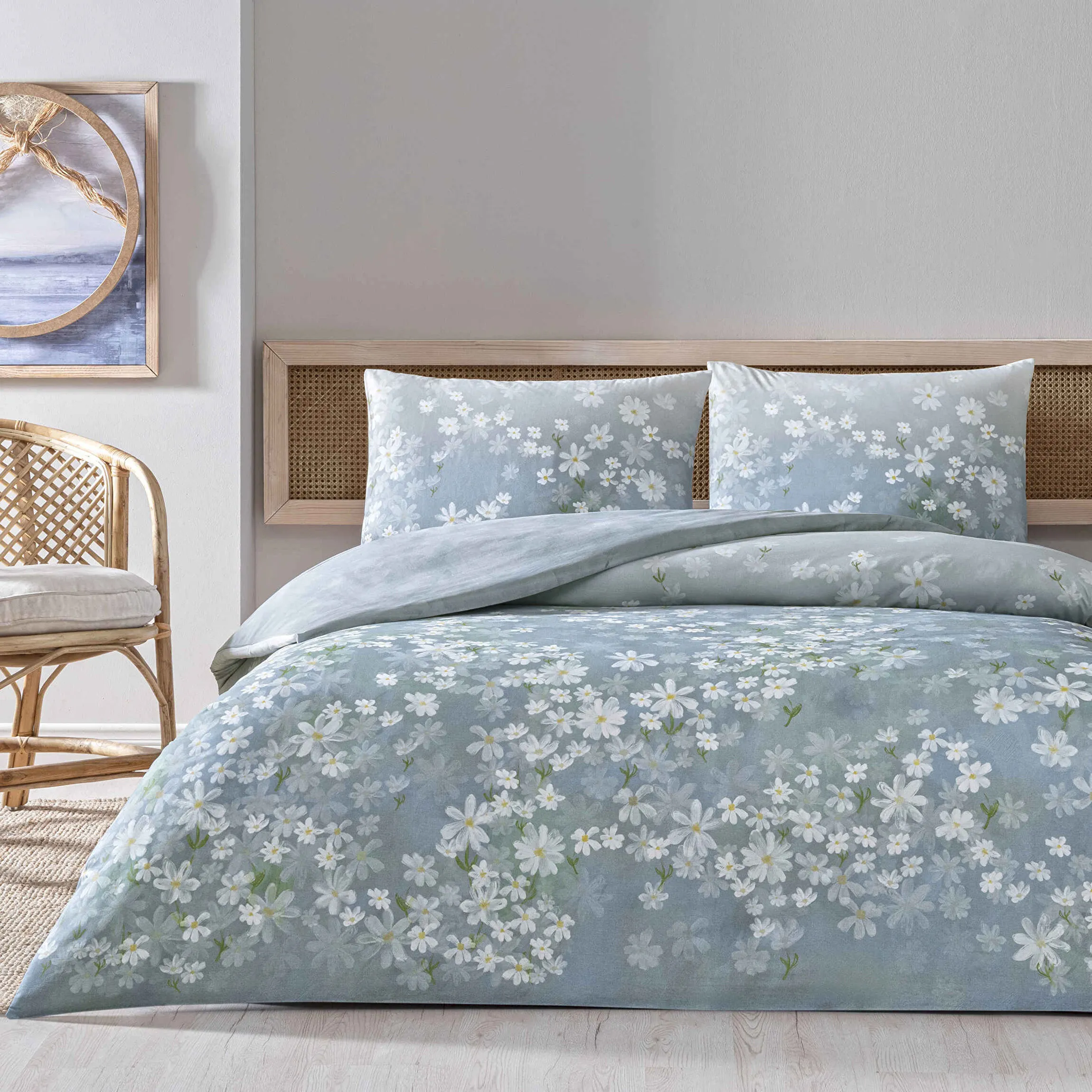 lenjerie-pat-king-size-santa-mavi-tac-bumbac-ranforce Lenjerie de Pat Santa TAC King Size - Design Modern Antisifonare Premium