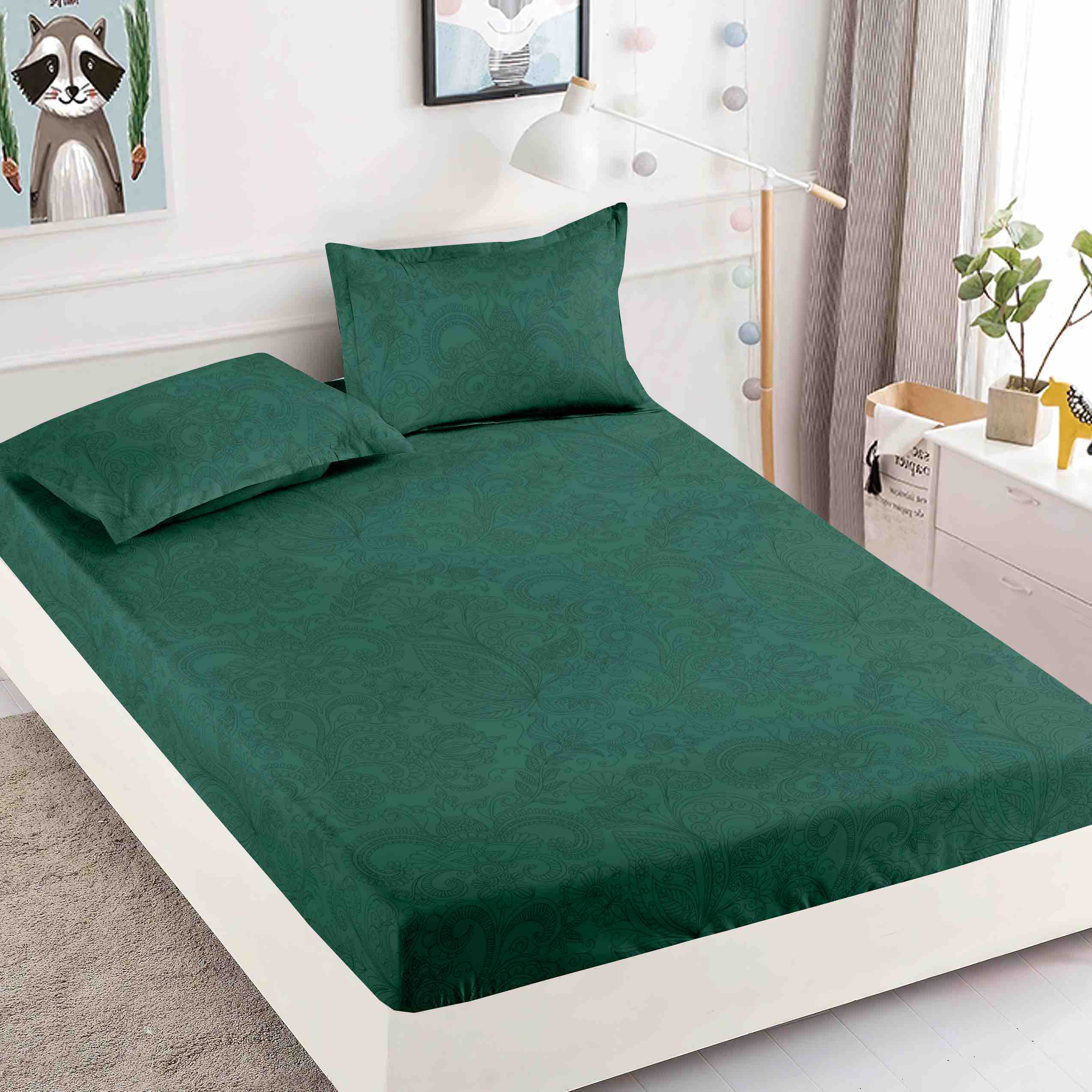 Husă de Pat 3 Piese – Finet Gros , Cearșaf cu Elastic 180×200+25 cm, 2 Fețe de Pernă 50×70 Husă de Pat 3 Piese – Finet Gros , Cearșaf cu Elastic 180×200+25 cm, 2 Fețe de Pernă 50×70