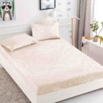 Husă de Pat 3 Piese – Finet Gros , Cearșaf cu Elastic 180×200+25 cm, 2 Fețe de Pernă 50×70