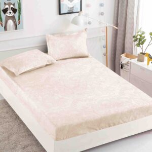 Husă de Pat 3 Piese – Finet Gros , Cearșaf cu Elastic 180×200+25 cm, 2 Fețe de Pernă 50×70