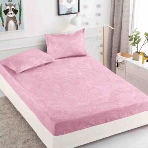 Husă Pat 3 Piese cu Elastic 180x200 cm ,cearceaf+2 fete de perna