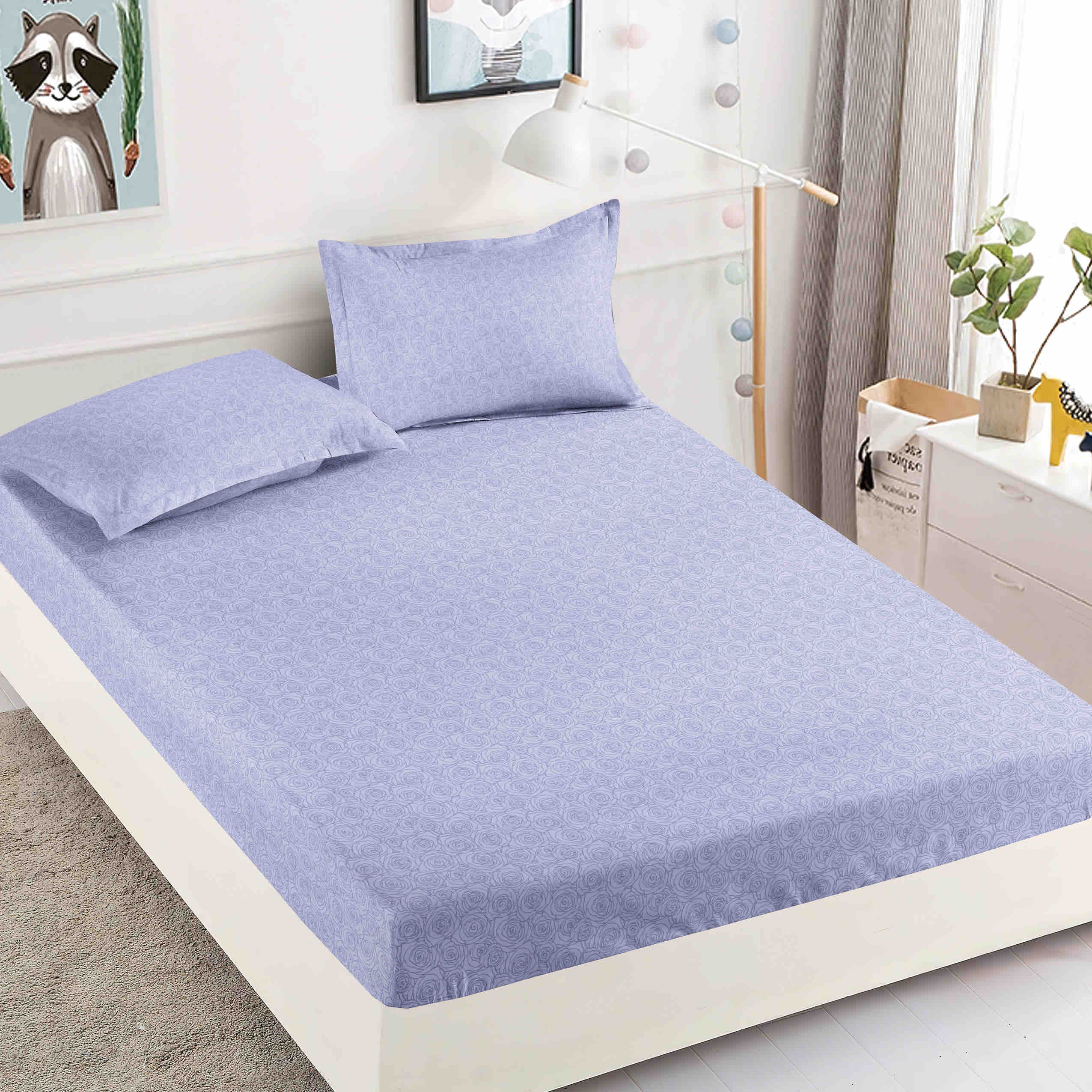 Husă de Pat 3 Piese cu Elastic, finet ,180x200 cm-JHPE49 Husă de Pat 3 Piese cu Elastic, finet ,180x200 cm-JHPE49