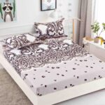 Husă de Pat 3 Piese – Finet Gros , Cearșaf cu Elastic 180×200+25 cm, 2 Fețe de Pernă 50×70