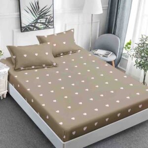 Husă de Pat 3 Piese – Finet Gros , Cearșaf cu Elastic 180×200+25 cm, 2 Fețe de Pernă 50×70