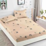 Husă Pat 3 Piese cu Elastic 180x200 cm ,cearceaf+2 fete de perna