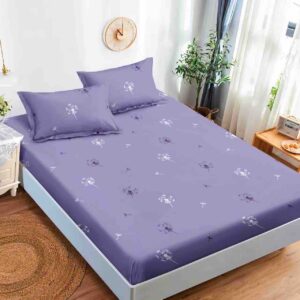 Husă de Pat 3 Piese – Finet Gros , Cearșaf cu Elastic 180×200+25 cm, 2 Fețe de Pernă 50×70