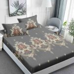 Husă Pat 3 Piese cu Elastic 180x200 cm ,cearceaf+2 fete de perna