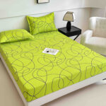 Husă de Pat 3 Piese – Finet Gros , Cearșaf cu Elastic 180×200+25 cm, 2 Fețe de Pernă 50×70